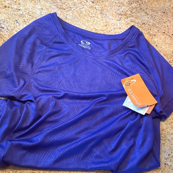 Champion Tops - Champion Women's Vibrant Purple Short Sleeve Tee